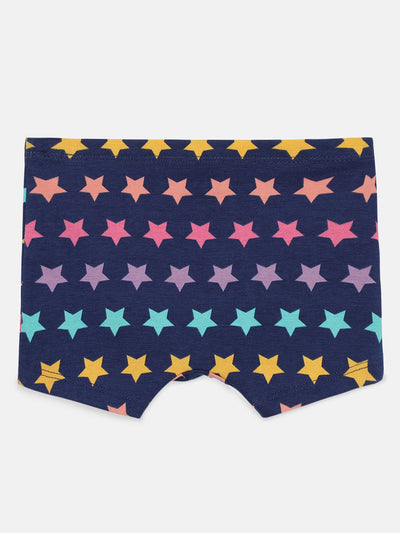 GIRLS BOXER BRIEF, PINK/NAVY/LAVENDER