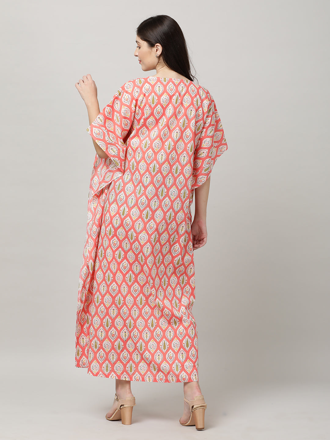 PINK PETAL KAFTAN