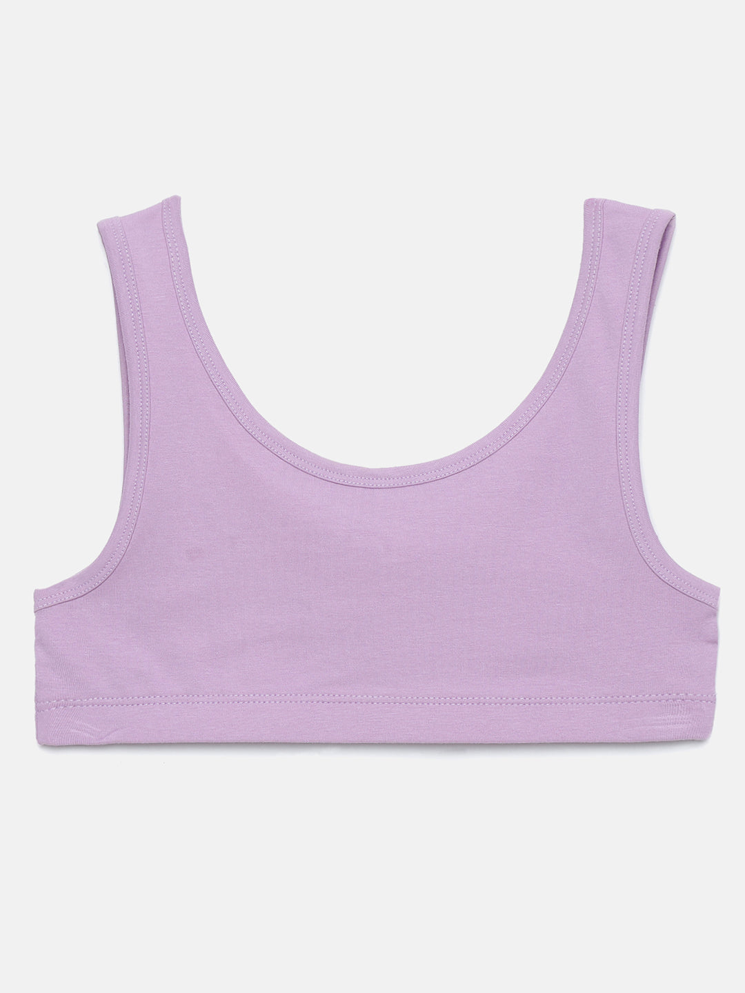 GIRLS TRAINER BRA, LAVENDER/BLUE