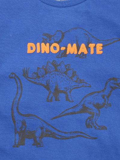 Dino-Mate Boys Printed Cotton T-Shirt