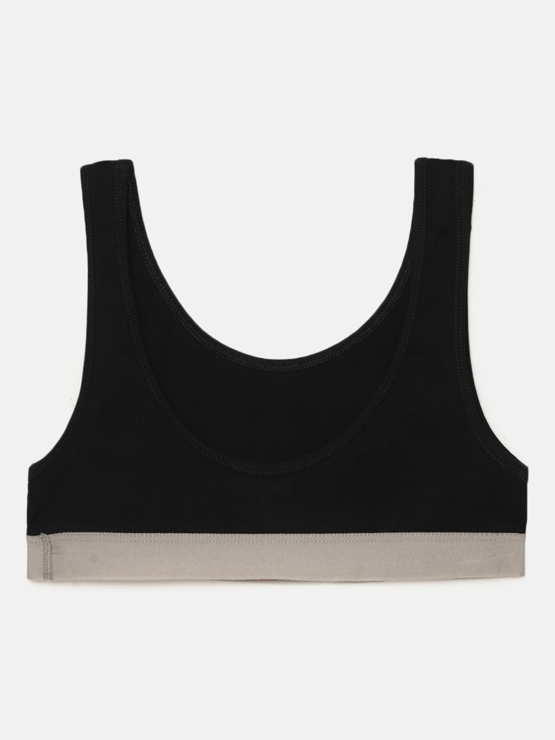 Grey / Black Mackly training bra