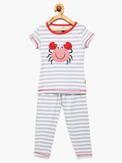 Smiley Crab Girls Pyjamas